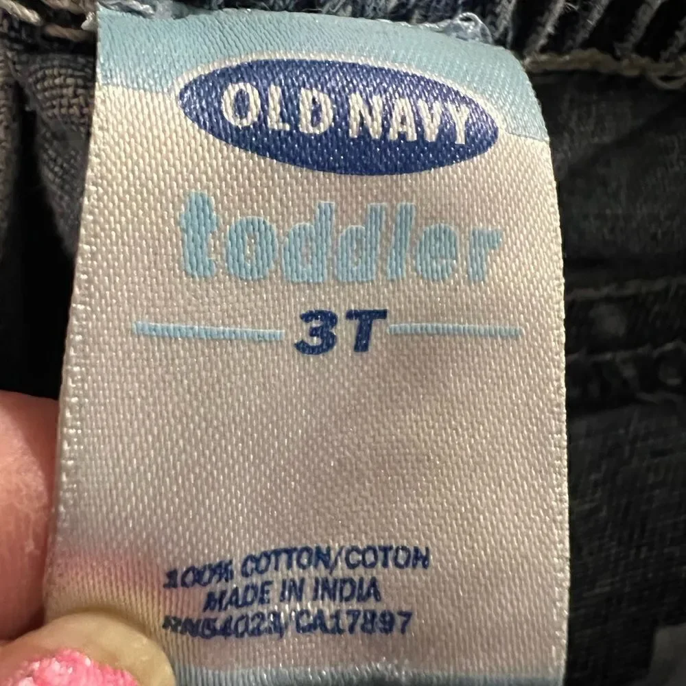 Old Navy girls embroidered jeans size 3T